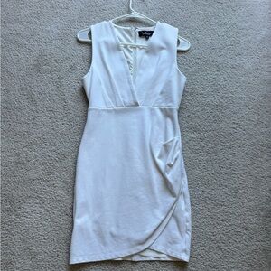 Lulu's Chic White Mini Dress